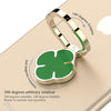 Powstro Four-leaf Clover Phone Holder Universal 2 in 1 function Mobile Cell Phone Ring Hook 360 Rotatable Smartphone Stand