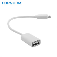 FORNORM Micro USB Male to USB Female Car OTG Cable Adapter Vehicle Adapter For Samsung S7 S6 Edge S4 S3 Android