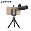 Powstro 18X 1000m/3280ft Zoom Telescope Phone Camera Lens Universal Cell Phone Outdoor Telescope Mobile Lens with Tripod Clip