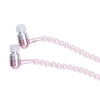 FORNORM Pearl Design Necklace Earphone Magnetic Stereo 3D surround sound Inear Hands Free Earbuds With HD Microphone
