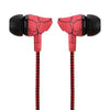 FORNORM 3.5mm Nylon Braided Crack Wired Earphone Cloth Rope Earpieces Stereo Bass Music Headset With Mic For Cellphone MP3 MP4