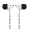 FORNORM 3.5mm Nylon Braided Crack Wired Earphone Cloth Rope Earpieces Stereo Bass Music Headset With Mic For Cellphone MP3 MP4
