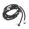 FORNORM Pearl Necklace Earphone Stereo Magnetic Design 3D surround sound In-ear Hands Free Earbuds With HD Mic