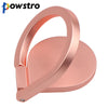 Powstro Universal Magnetic All Metal Finger Ring Stand Magnet Holder 360 Rotating Mount Mobile Phone Drip Grip for smartphone