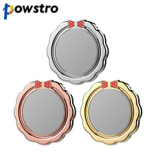 Powstro Metal Finger Ring Mobile Phone 360 Degree Smartphone Stand Holder For iPhone Samsung Smart Phone GPS MP3 Car Mount Stand