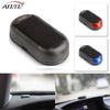 Solar Car Security Alarm LED Light Imitation Security System Warning Theft Flash Blinking Lamp