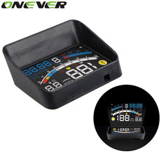 Onever 4E 5.5" Car OBD2 II EUOBD car HUD Head Up Display Overspeed Warning System Projector Windshield Auto Electronic Voltage