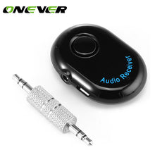 R611 Bluetooth Receiver Music Audio Receiver Adapter Rechargeable Hands-free Car Kit AUX A2DP Streaming Kit with Button Control