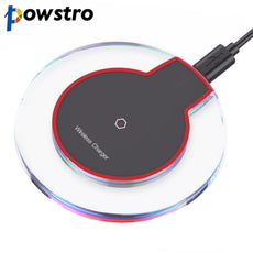 powstro C1 Wireless Charger Qi Standard Charging Pad Super Thin Fast Charge for SAMSUNG S6 S6 Edge Plus S7 Note 5