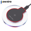 powstro C1 Wireless Charger Qi Standard Charging Pad Super Thin Fast Charge for SAMSUNG S6 S6 Edge Plus S7 Note 5