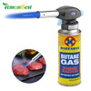 LemonBest BBQ Fully Automatic Electronic Flame Gun Butane Burners Gas Adapter Torch Lighter BBQ Hiking Camping Equipment