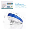 LemonBest 2pcs 6W Ultrasonic Pest Repeller Non-Toxic Electronic Mosquito Dispeller Insect Rats Spiders Control EU/US Plug