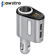 Electronic Cigarette Lighter Quick Charge Max 5V 3.1A 3 Ports USB Car Charger 12V-24V For iPhone iPad Samsung Adapte Car Charger