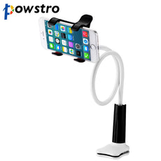 Powsto Lazy Switch Phone Holder Stand Universal Long Arm Mount for Cell Phones for E-readers with  Desktop Clip