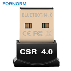 FORNORM Wireless Mini USB Bluetooth Transmitter Dual Mode Portable Bluetooth 3.0 Adapter Music Sound Receiver For Win 10/7/8