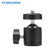 FORNORM Durable 360 Rotate Ball Head Holder 1/4" Screw DSLR Camera Tripod Mount Ballhead Stand For Flash Light/Tripod/Monopod