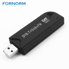 FORNORM USB 2.0 Digital TV Tuner Receiver Stick RTL2832U Tuner Dongle for DVB T SDR DAB FM HDTV for Windows XP 2000 Vista Win7