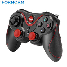 FORNORM Bluetooth3.0 Wireless Gamepad Controller with holder available Rechargeable for Android iOS Windows Smartphone iPhone TV