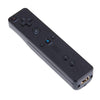 FORNORM 2 in 1 Remote  Motion Plus Game Handle controller Built in MP Bluetooth  Remote Nunchuck Controller for Nintendo Wii