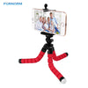 Mini Portable Flexible Tripod with Phone Holder Bracket Stand Tripod Kit for DSLR Camera iPhone 6s 7 Xiaomi Samsung HTC