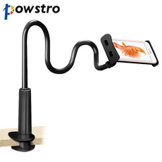 Powstro Flexible Desktop Phone Tablet Stand Holder for iPad Mini Air Samsung for Lazy Bed Tablet PC Stands Mount Big Phone