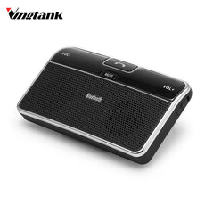 Vingtank Universal Wireless Car Bluetooth Speakerphone Hands-free Car Kit Sunvisor Clip Speaker Player with Car Charger Speaker