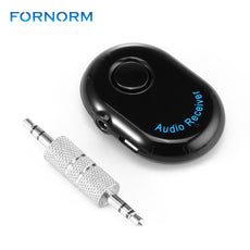 Mini 3.5mm Bluetooth Receiver Music Audio Receiver Adapter Rechargeable Hands-free Car Kit AUX A2DP Streaming Kit for Speaker