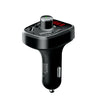 Aozbz Car Audio mp3 player FM transmitter modulator Car Bluetooth FM With Charger 3.1A Dual USB TF Slot black DC 12/24V Car fm