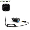Onever A2DP Car Kit Wireless Bluetooth FM Transmitter MP3 Player 3.5mm Audio AUX TF card Slots+Dual USB Car Charger+Magnetic