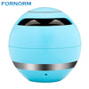 FORNORM Portable Wireless Mini Bluetooth Speaker Super Bass Boombox Sound box with Mic TF Card FM Radio LED Light