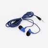 Wired 3.5mm Fashion Design Nylon Braided Crack Earphone Cloth Rope Earpieces Stereo Bass MP3 Music Wired Headset with Microphone for Cellphone MP3 MP4