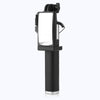 Handheld Adjustable Flexible Telescoping Selfie Stick Wired Control with Mirror for Smartphone iPhone Samsung