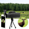 HD Optical Monocular Telescope Phone Lens with Phone Clip and Tripod for Ball Game Concert Theater Opera with Green Film Multicoated Glass Lens and BK4 Prism