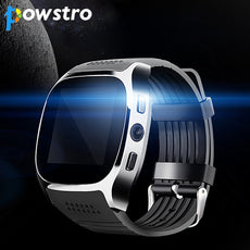 Powstro Smart Watch T8 Bluetooth Smart Watch Heart Rate Sport Or With Camera 1.54 inch IPS Screen Dial Pedometer Sleep Monitor