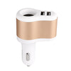 Vingtank New Universal Car Cigarette Lighter Socket 2 USB Charger Adapter for Phone Tablet Car Styling