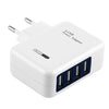 USB Wall Charger 4 Port 5V 3.1A Travel Adapter Mobile Phone Converter Smart Fast Charging with EU Plug for iPhone Sansung Xiaomi