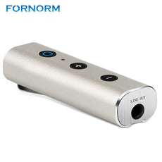 FORNORM 3.5mm Bluetooth Receiver Music Audio Receiver Adapter Rechargeable Hands-free Car Kit AUX for Speaker Headphone Stereo