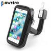 Powstro Universal Waterproof Motorcycle Bike Scooter Mobile Phone Holder Bag Case for iPhone8 7 Samsung Support 4.7-6.3 Inch