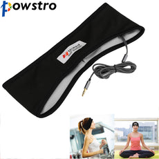 Dual Color Fabric Sport Earphones Anti-Noise Sleep Wired Sweatband Music Headband Headphone Stereo for iPhone iPad