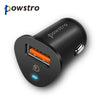 Powstro Universal Qualcomm 3.0 Quick Charge Mini Fast Adapter 1 Port Support QC 3.0 USB Car Charger for Xiaomi Samsung Galaxy