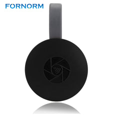 FORNORM Black Wireless TV Diaplay Dongle Receiver 2.4G Video Adapter Gaming HD 1080P For iOS Android Smartphones Tablet PC