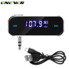Onever Wireless Mini FM Transmitter Car MP3 Player LCD Display 3.5mm In-car Music Audio Transmitter Modulator For Mobile Phones