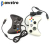 Powstro Computer Game Controller Wired Controller Gamepad Wired Dual 360 precision 3D joystick Rocker USB with LED Indicator