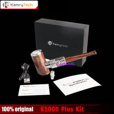 100% Original Kamry K1000 Plus E-Pipe kit 1000mAh Smoking Pen Wooden Design E Pipe Electronic Cigarette
