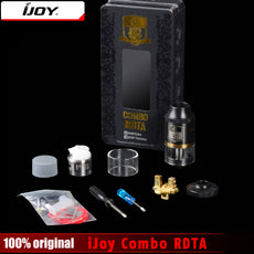 100% Original iJoy Combo RDTA RDA & Combo RDTA 2 Vape Sub Ohm Tank Atomizer 6.5ml e-Juice Capacity With Side Filling System