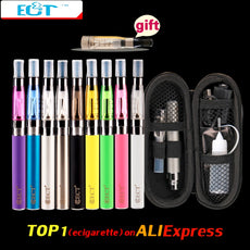 ECT eGo CE4  e Cigarette Zipper Case eGo Kit 650mah 900mah 1100mah 1300mAh ego t Battery CE4 Atomizer 1.6ml Electronic Cigarette