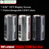 Original Yosta Livepor 256 256W Vape Box mod Without 18650 Battery e Cigarette Vaporizer VW MECH TC-Ni TC-Ti TC-SS PTC Mode
