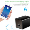 Wirelee HD 1080P Hidden Camera USB Wall Charger Wireless Home Security Covert Camcorder Adapter With A Card Reader Support WiFi Max 32GB TF Card (Not included SD card)