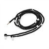 FORNORM Fashionable Girl Rhinestone Jewelry Pearl Necklace Earphones With Microphone Earbuds For Iphone Xiaomi Brithday Gift
