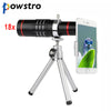 Powstro Mobile Phone Telescope 18X Optical Zoom Telescopes Phone's Camera Lens With Tripod For iPhone iPad Samsung HTC Tablet